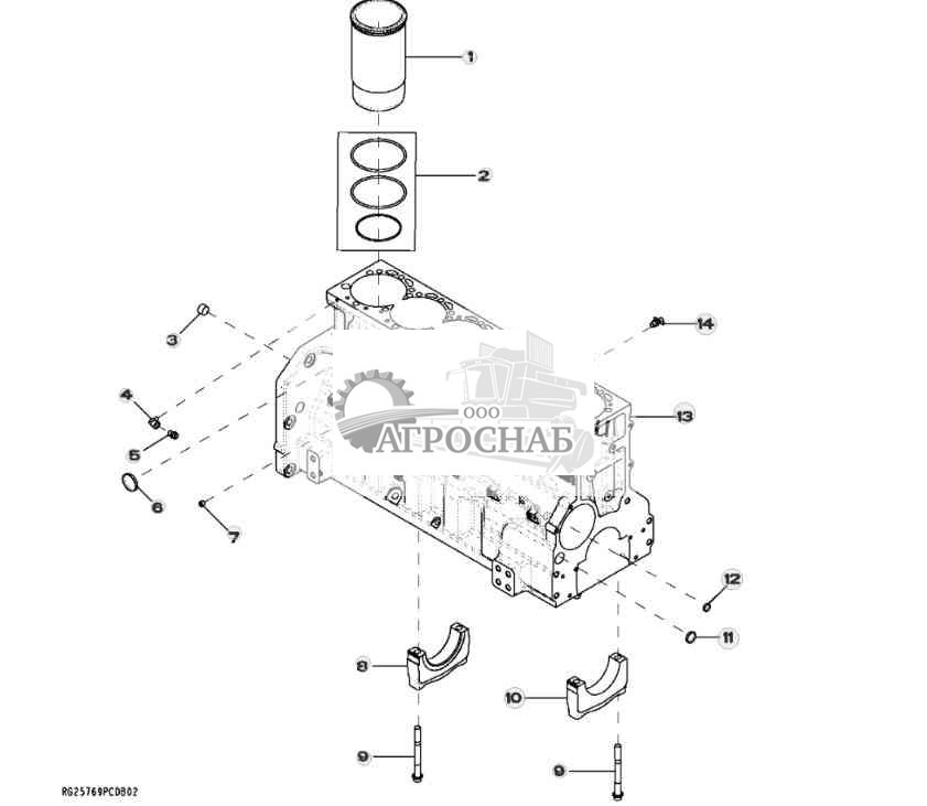 4601 Блок цилиндров 